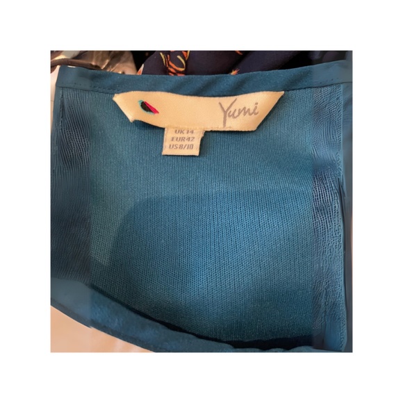 Yumi Faux Collar Fall Fox Dress - Picture 4 of 4